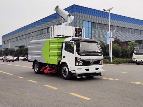 8噸掃路車-東風(fēng)福瑞卡小型國(guó)六8立方掃路車廠家價(jià)格