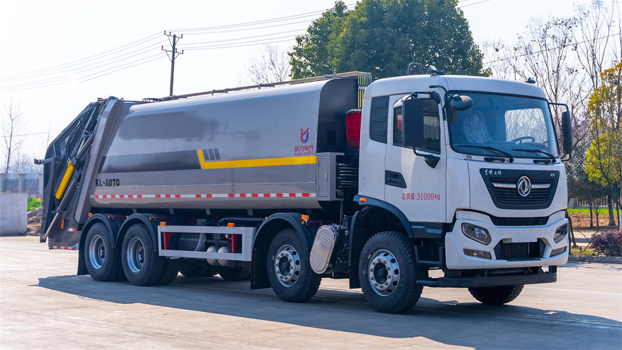 25方31噸東風天錦壓縮垃圾車前四后八 凱力新款做工